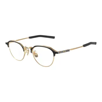 Four Nines Pure Titanium Oval Eyeglass Frames Unisex Gold