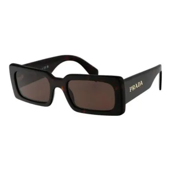 PRADA Rectangular Sunglasses Women's Umber