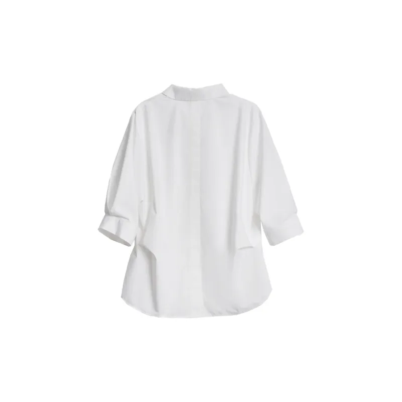 Mambe Shirts Women's Sky White-1