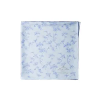 PRADA Fabric Knit Scarves Unisex Blue