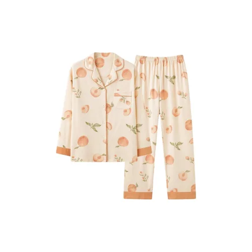 MIIOW Pajama Set Women's Pink Skin Peach
