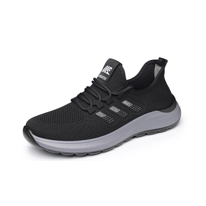 LAORENTOU Casual Shoes Men Low Top Gray-1