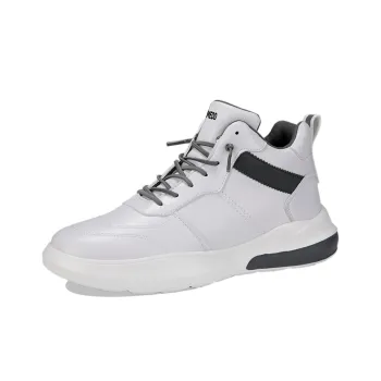 Medd Skateboard Shoes Men Mid Top White