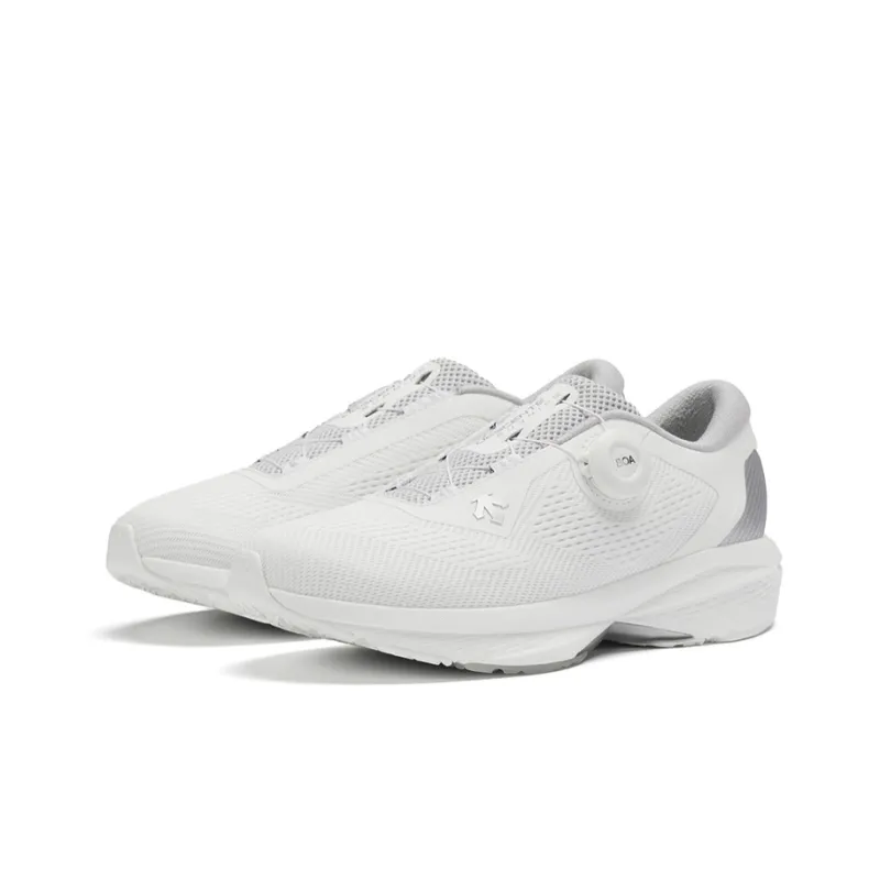 DESCENTE RUNNING Low Top DFLUID Dynamic Cushioning Running Shoes Women's White-1