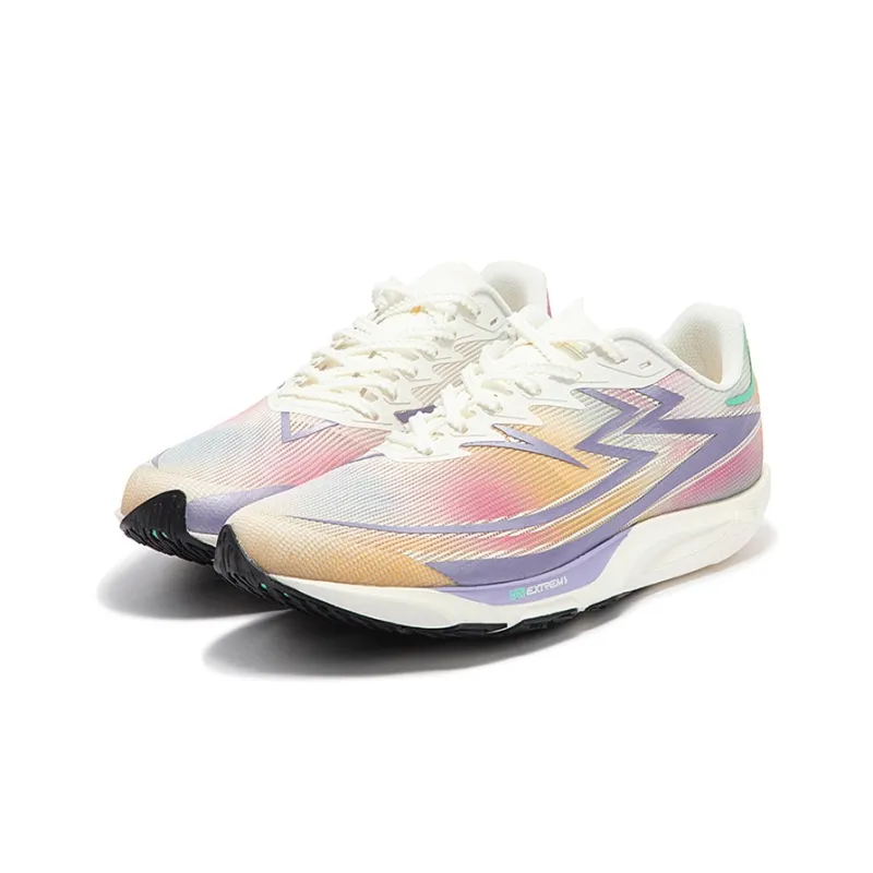 361° Cushioning Anti-Slip Wear-Resistant Breathability Low-Top Running Shoes Unisex Shiny Purple-2