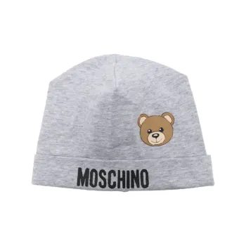 MOSCHINO Teddy Bear Logo-print Beanie
