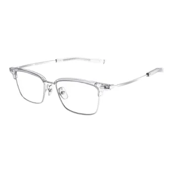Four Nines Plate Frame Pure Titanium Irregular Shape Eyeglass Frames Unisex Transparent