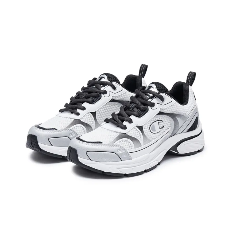 Champion Abrasion Resistant Slip Resistant Running Shoes Unisex Silver-2