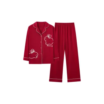 MIIOW Pajama Set Women's Red Rabbit