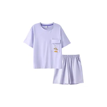 Fun Rabbit Pajama Set Women's Nebula Purple