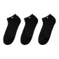 Black (Small Logo)-Ankle Socks