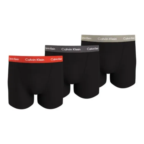 CK/Calvin Klein TRUNK 3PK Underpants Europe Version Men's 3 Pack Black