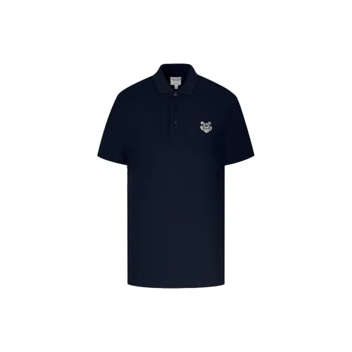 KENZO Polo Shirts Men Navy