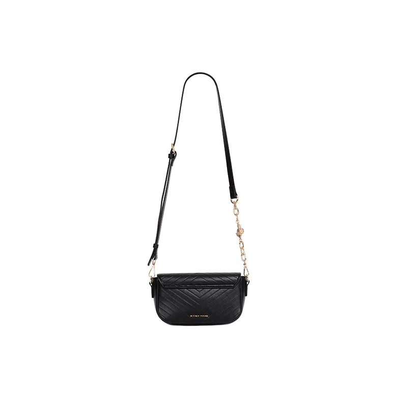 Disney PU Small Square Bag, Crossbody Bag, Shoulder Bag Medium Size Women's White/Black-9