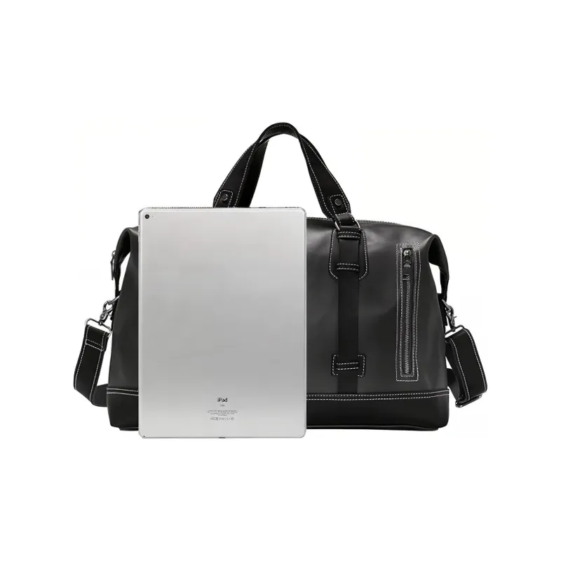 COTECi PU Travel Bag Tubas Unisex Black/Brown/Coffee-3