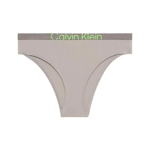 CK/Calvin Klein HIGH LEG TANGA Underpants Europe Version Women's 1 Pack Camel