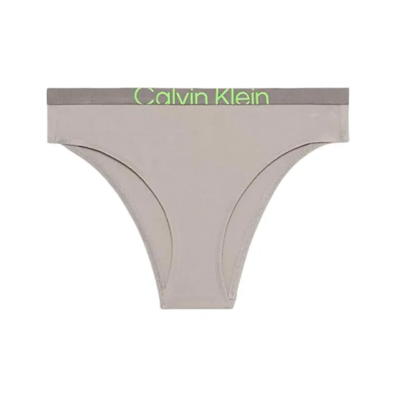 CK/Calvin Klein HIGH LEG TANGA Underpants Europe Version Women's 1 Pack Camel-0