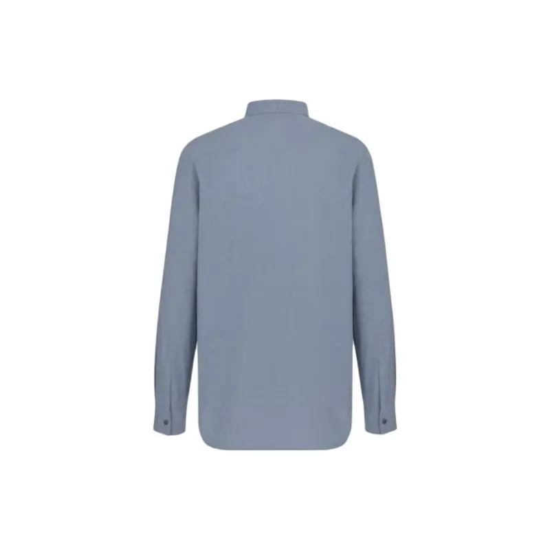 DIOR Shirts Men Blue-1