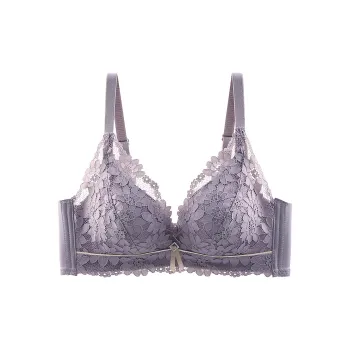 Flowers In Water Bra Women's Purple