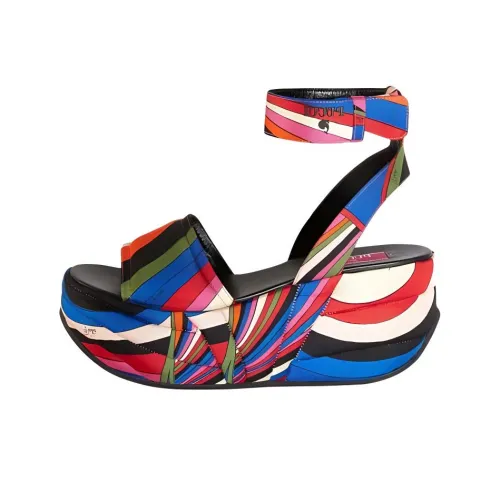 Pucciami Iride-print Platform Sandals