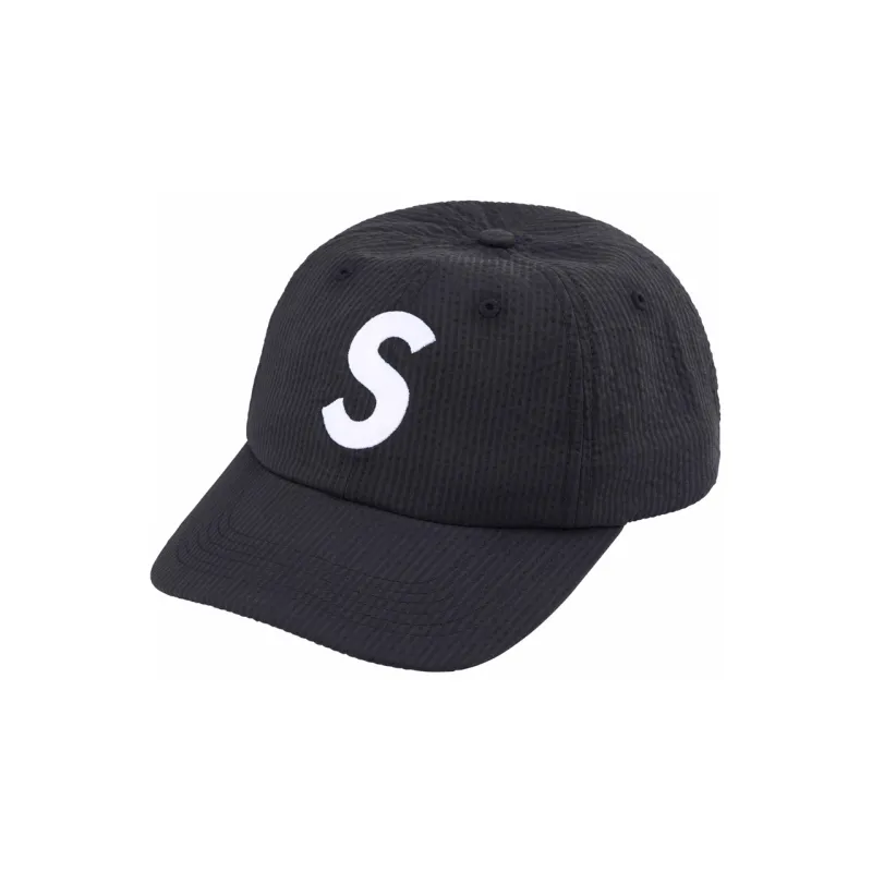 Supreme Seersucker S Logo 6 Panel-0