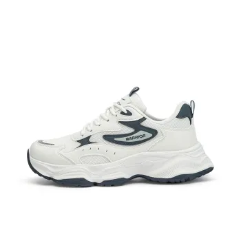 Warrior Low-Top Chunky Sneakers Men's Beige Blue