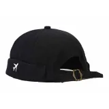 Black Plane Embroidery Landlord Hat