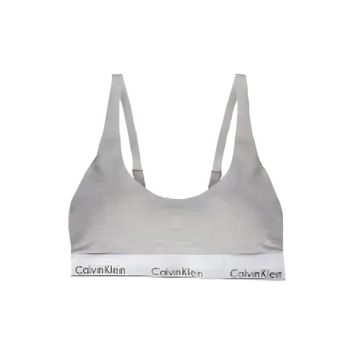 CK/Calvin Klein UNLINED BRALETTE Bra Europe Version Women's Gray