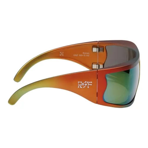 Retrosuperfuture Thermoplastic Plastic Irregular Shape sunglasses Ace Men's Yellow