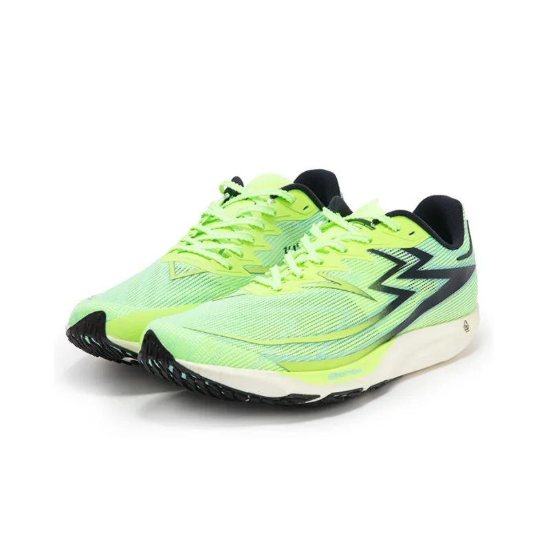 361° Cushioning Anti-Slip Wear-Resistant Breathability Low-Top Running Shoes Unisex Fluorescent Glossy Finish Green-2