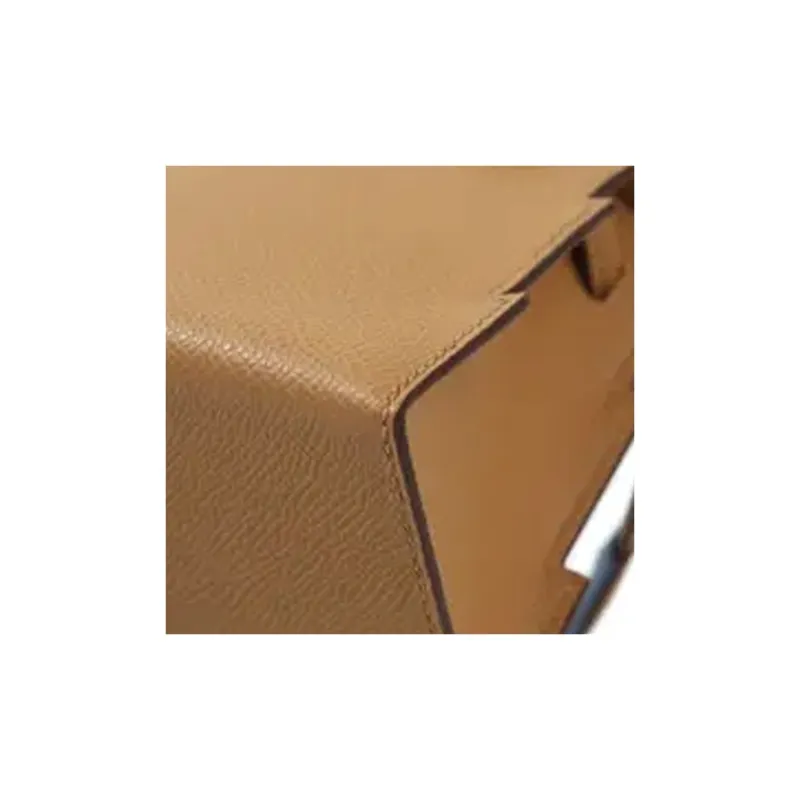 HERMES Kelly Doll Epsom Calfskin Shoulder Bag Crossbody Bag Handbag Women's Brown & Blue-10