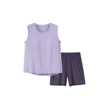 The Story Of The Flower Season Pajama Set Women's Light Purple