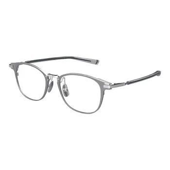 Four Nines Plate Frame Pure Titanium Round Eyeglass Frames Unisex Gray