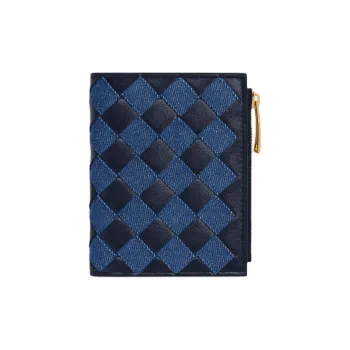 Bottega Veneta Intrecciato Small Bi Fold Wallet