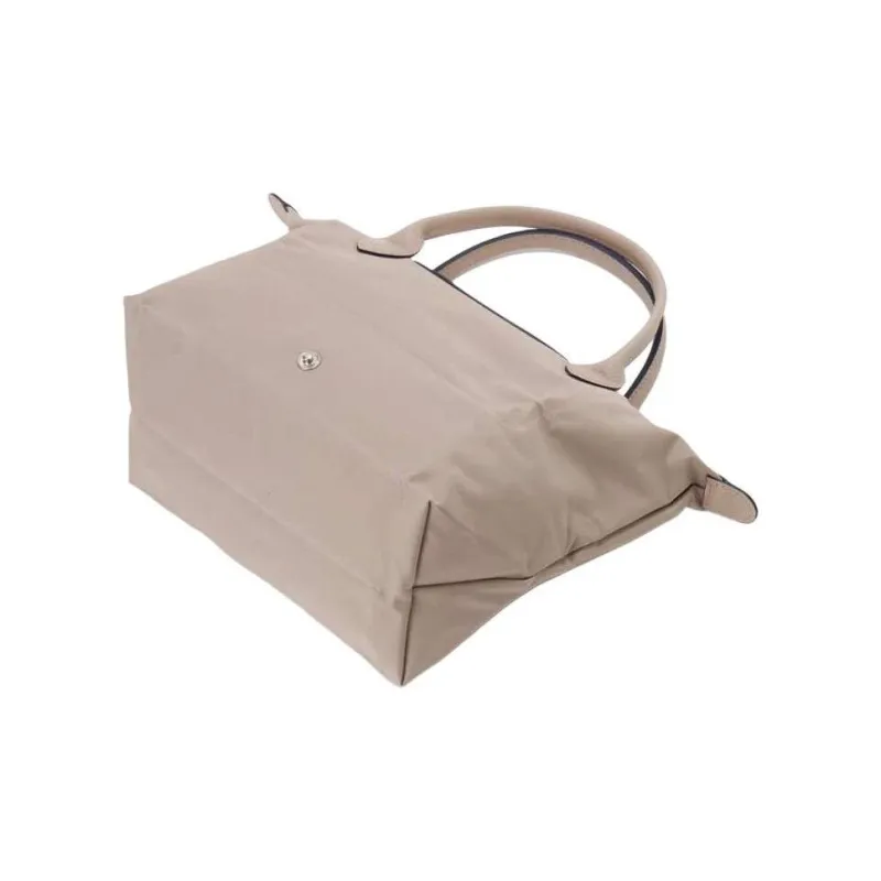 LONGCHAMP Le Pliage Polyurethane, Cow Leather, Canvas Bag, Dumpling Bag, Handbag Trumpets Women's Pink-2