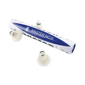 VICTOR Master Collection Master 6MS6 Goose Feather Shuttlecock 12 Pack Goose Feather Humped Goose Feather Shuttlecocks