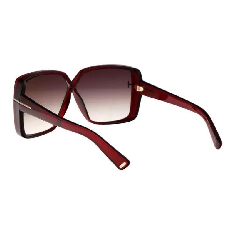 TOM FORD Yvonne Cut Out Oversized Frame Sunglasses-3