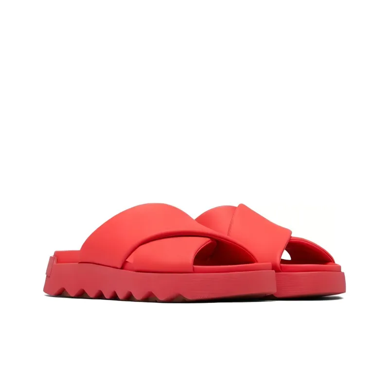 SOREL Rubber Sole Slide Slippers Women's Red-2