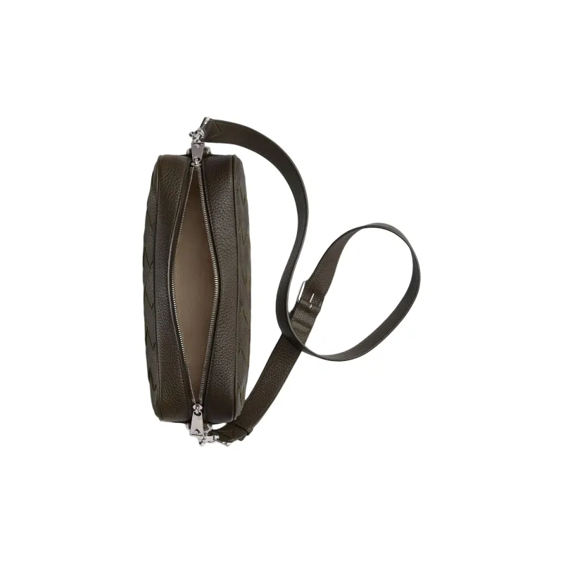Bottega Veneta Grained Leather Camera Bag Shoulder Bag Crossbody Bag Medium Size Men's Khaki-2