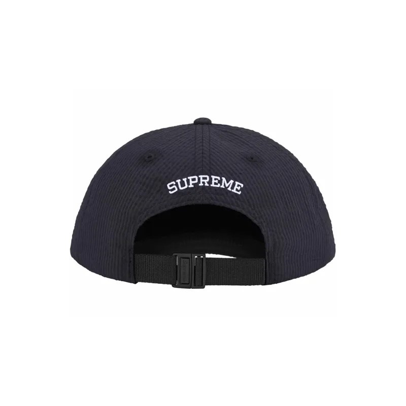 Supreme Seersucker S Logo 6 Panel-1