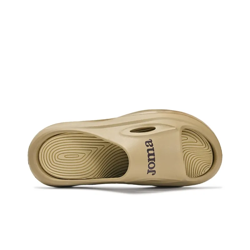 Joma Slip Resistant Abrasion Resistant Slide Slippers Unisex Khaki-3