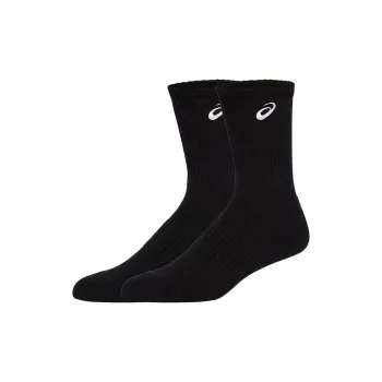 Asics COTTON CREW Mid Calf Socks Unisex 1 Pack Performance Black
