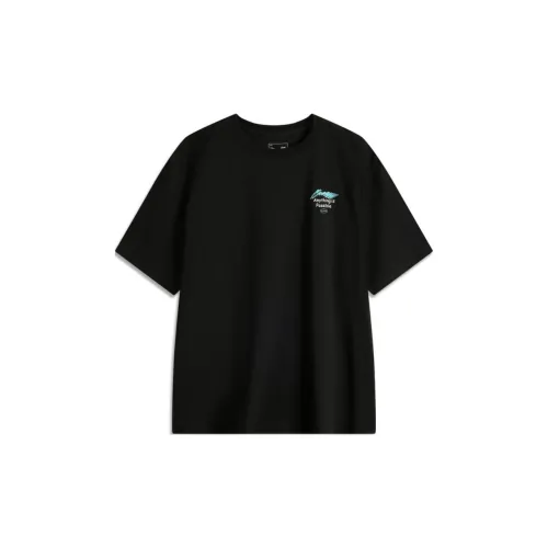 LINING Sports Life Collection T-Shirts Men Black