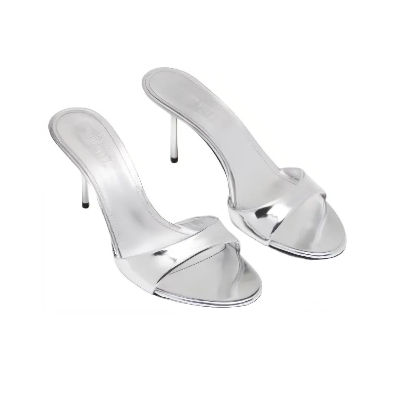 Paris Texas Lidia 70mm Leather Mules-2