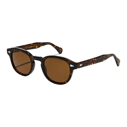 MOSCOT Acetate Square Sunglasses Men's Brown