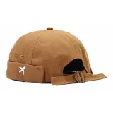 Caramel Plane Embroidery Landlord Hat