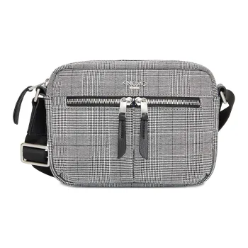 KNOMO Nylon Shoulder Bag Crossbody Bag Unisex Gray