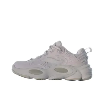 Anta Life Collection Cushioning Wear-Resistant Low-Top Chunky Sneakers Women's Light Mauve Gray