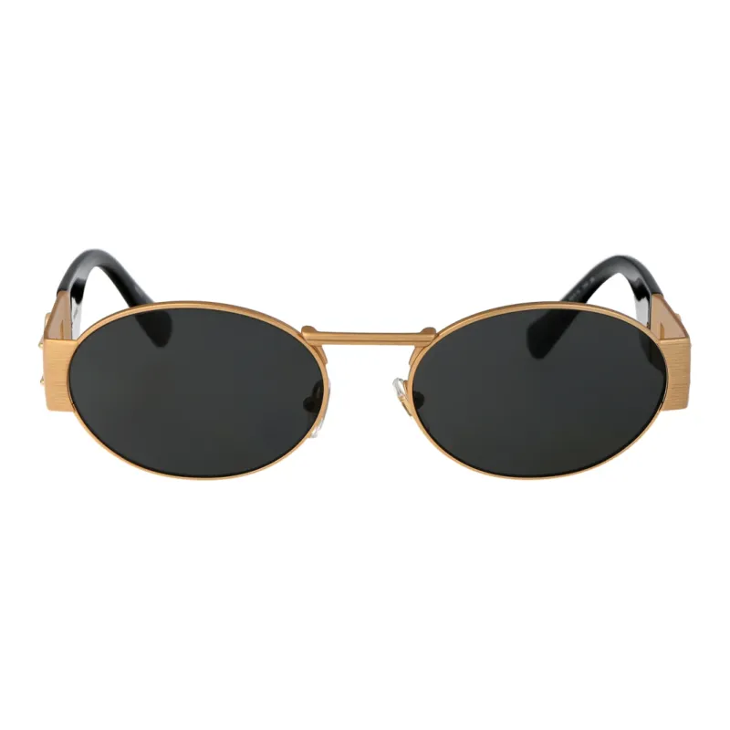 VERSACE Medusa Deco Oval-frame Sunglasses-1