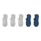 Light Gray 3 Pack+Sapphire Blue 2 Pack